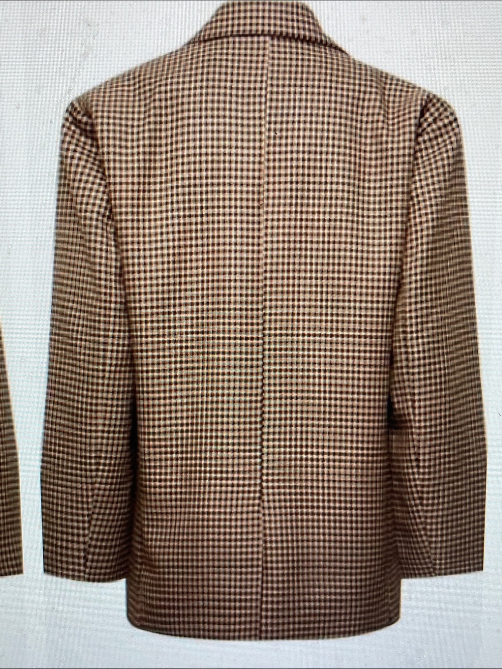Ichi Ava Houndstooth check Blazer Jacket - Classic Tailored Women's Coat- nwt - Picture 2 of 6